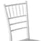 Fabulaxe Modern White Stackable Chiavari Dining Chair, White, 4PK QI004661.WT.4 - alternate 2